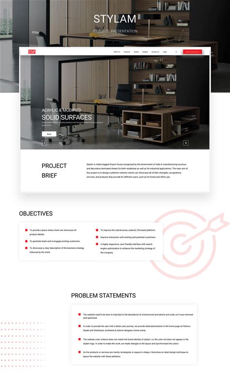 Stylam Website Design on Behance