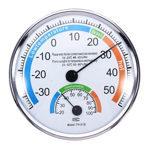 Thermometer and Hygrometer for Indoor And Outdoor Use Weather Meter ...