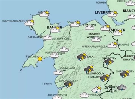 Wales weather forecast sees severe thunderstorms, frequent lightning ...