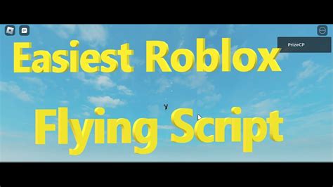 Easiest Roblox Flying Script - YouTube