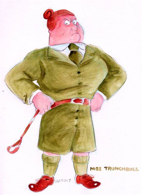 Finktober - Miss Trunchbull by TopperHay on DeviantArt