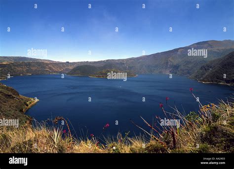 Ecuador Cuicocha Lake Stock Photo - Alamy