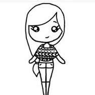 Pin by Erisabel on Cute Chibi ♥ | Chibi girl drawings, Cute girl drawing, Cartoon girl drawing