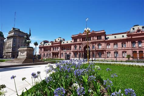 Casa Rosada (Pink House) in Buenos Aires. it S the Government House and the Office of the ...