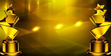 Free Wallpaper, Golden, Light Background Images, Awards Background Material Photo Background PNG ...