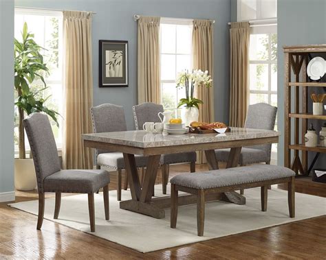 Crown Mark Vesper 1211T-4272 6 PC Dining Set | Savvy Discount Furniture ...