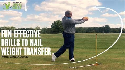 Weight Transfer Golf Swing Drills That Are Unique And Effective - YouTube