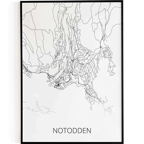 Notodden, Norway - City Poster Store