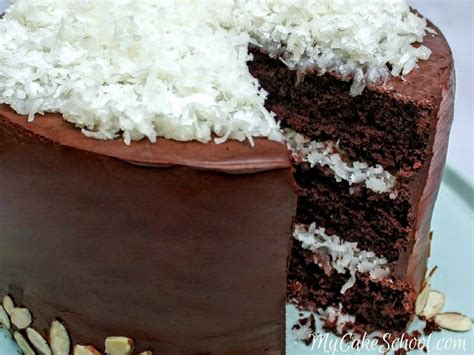 Almond Joy Cake Recipe - My Cake School