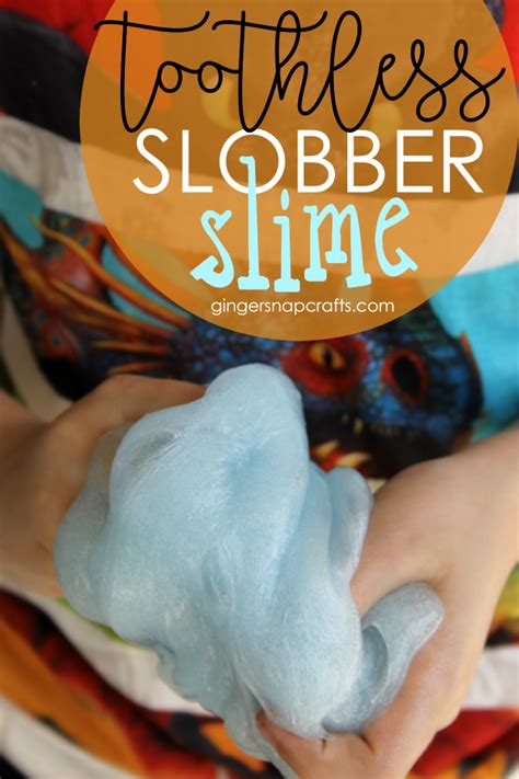 Ginger Snap Crafts: Toothless Slobber Slime {tutorial}