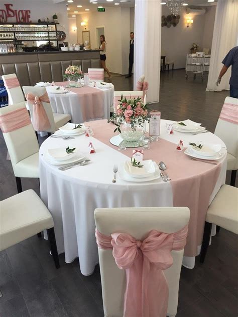 Pink and White Centerpieces for Quinceañera Decor