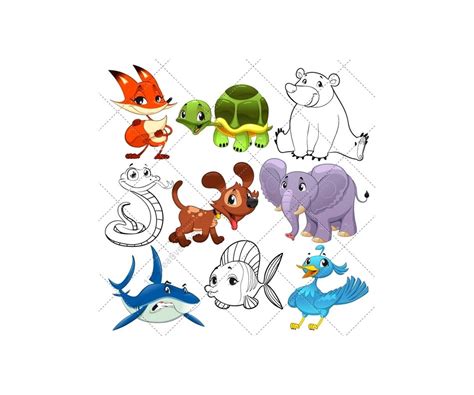 Animals Vector drawing free image download