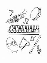 Musical Instrument coloring Pages Download And Print  sketch template