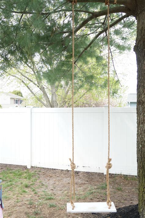 Old Fashion DIY Tree Swing - Seeking Lavender Lane