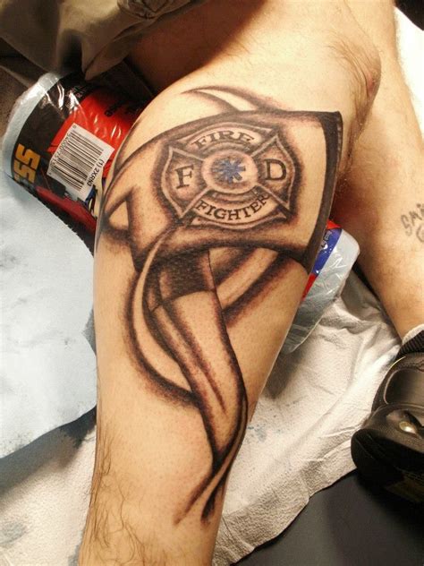 Pin by Penny Alden on Olivia's tattoo art -River City Tattoo | Fire fighter tattoos, Fire ...