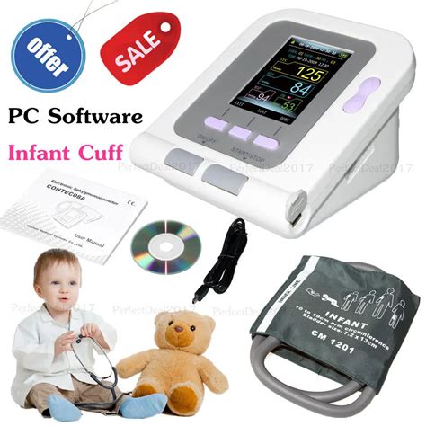 Digital New Born Infant Pediatric Blood Pressure Monitor Sphygmomanometer SW CONTEC -in Blood ...