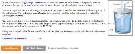 Solved: In The Laboratory A "coffee Cup" Calorimeter, Or C... | Chegg.com