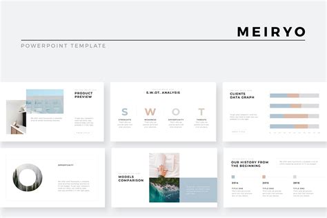 Meiryo Minimalist PowerPoint | Presentation Templates ~ Creative Market