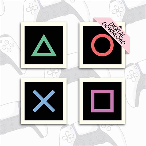 Playstation Buttons/symbols for PRINT & WEB in .jpg and .png - Etsy