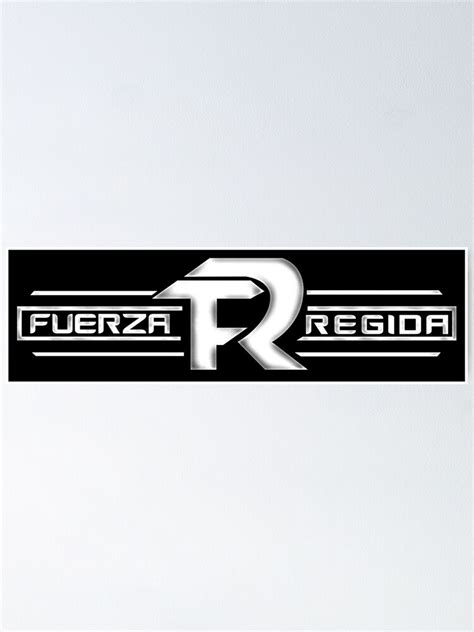 "Fuerza Regida" Poster for Sale by Mojica52 | Redbubble