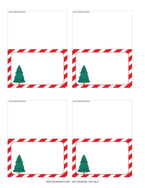 Free Cute Christmas Place Card Printable Christmas Place, 57% OFF