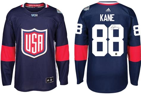 Lot Detail - Patrick Kane - Signed Team USA 2016 World Cup Jersey