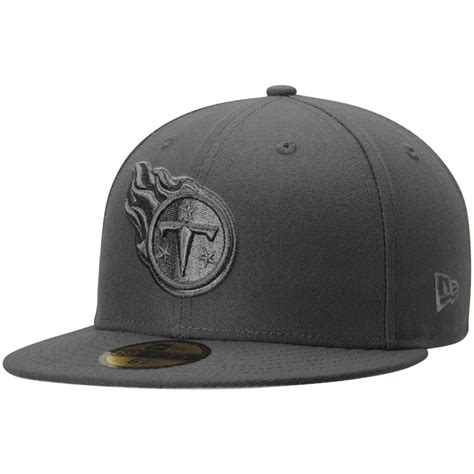 Tennessee Titans New Era Tonal League Basic 59FIFTY Fitted Hat - Graphite