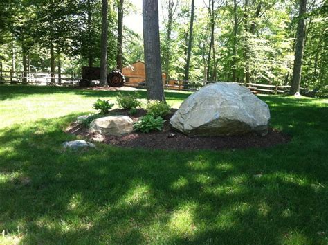 using large rocks in landscaping pics - Google Search | Landscaping with boulders, Landscaping ...