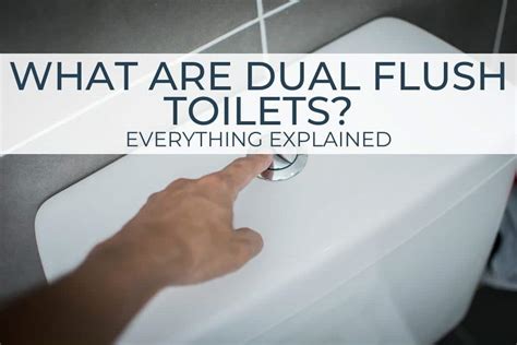 What Are Dual Flush Toilets? | Everything Explained