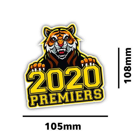 Richmond Tigers 2020 Premiers Sticker | Etsy