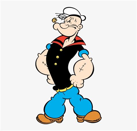 Popeye The Sailor Man Clip Art - Popeye Cartoon Transparent Background ...