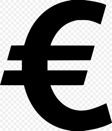 Euro Sign Currency Symbol Dollar Sign Pound Sign, PNG, 834x980px, Euro Sign, Black, Black And ...