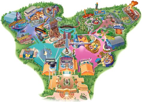 Disneyland Paris Map