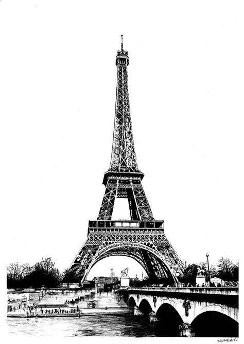 Eiffel Tower - Drawing Skill