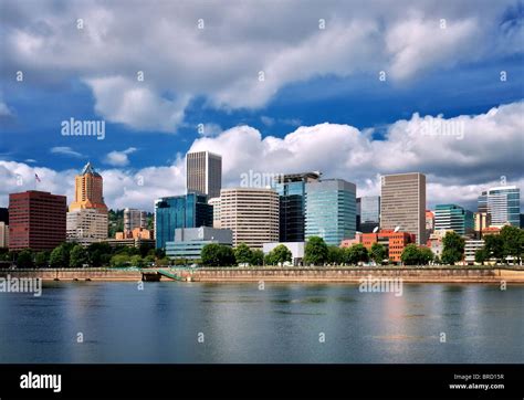 Portland, Oregon skyline Stock Photo - Alamy