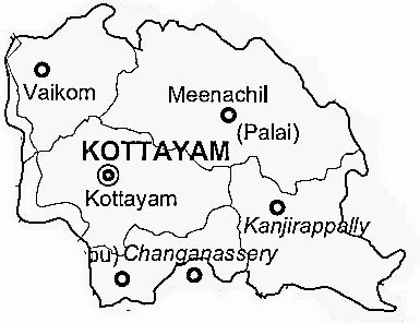 Kottayam District | Kottayam District Map