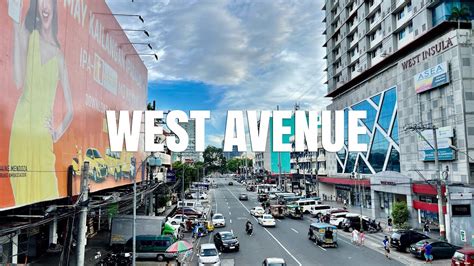 [4K] WEST AVENUE - Quezon City Walking | Philippines - YouTube