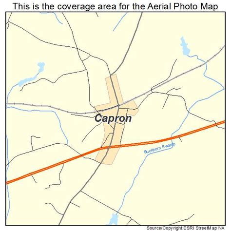 Aerial Photography Map of Capron, VA Virginia