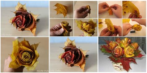 Creative DIY Maple Leaf Roses in 6 Easy Steps - DIY & Crafts