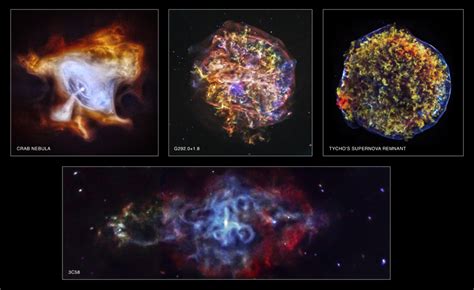 Chandra :: Photo Album :: Four Supernova Remnants :: July 22, 2014