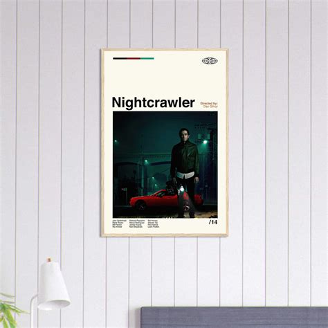 Nightcrawler Movie Poster, Nightcrawler Poster, Retro Movie Poster - Citiesbox