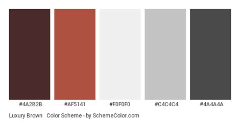 Luxury Brown & White Color Scheme » Black » SchemeColor.com