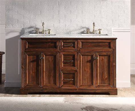 Bathroom Vanity Natural Wood – Rispa