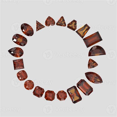 amber color stone in all gem shapes 3D render 6567697 Stock Photo at ...