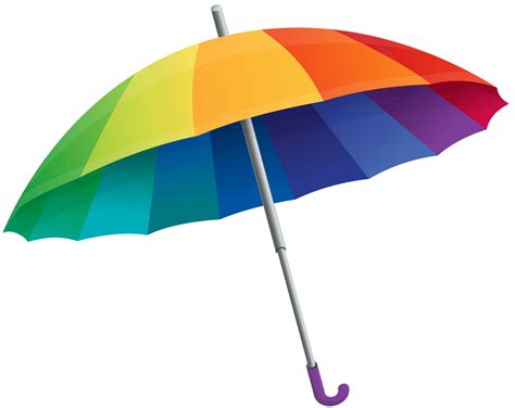 Umbrella Rainbow transparent PNG - StickPNG