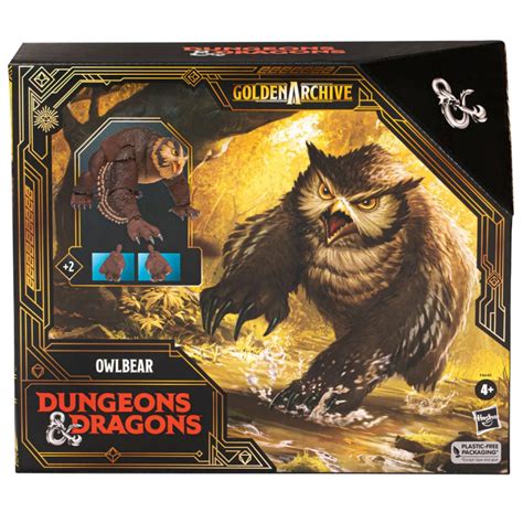 Owlbear Dungeons and Dragons Golden Archive Figur von Hasbro