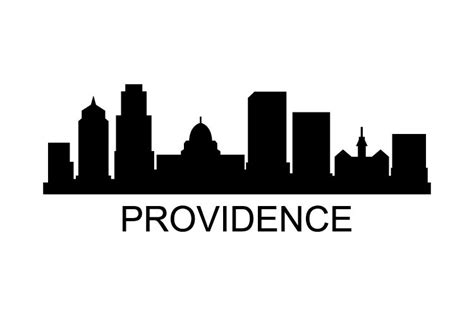 Providence skyline on white background (2043666)