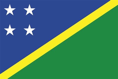 solomon islands flag design 16093718 Vector Art at Vecteezy