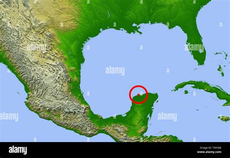 Chicxulub Crater Location