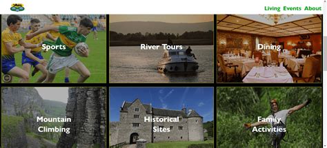 Leitrim Tourism Site on Behance